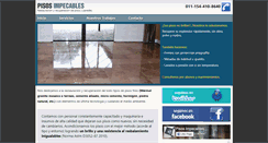 Desktop Screenshot of pisosimpecables.com.ar